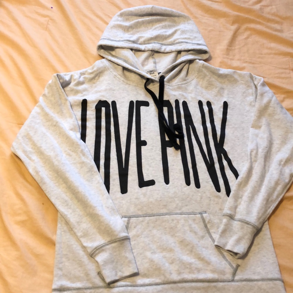 Gray Victoria’s Secret hoodie